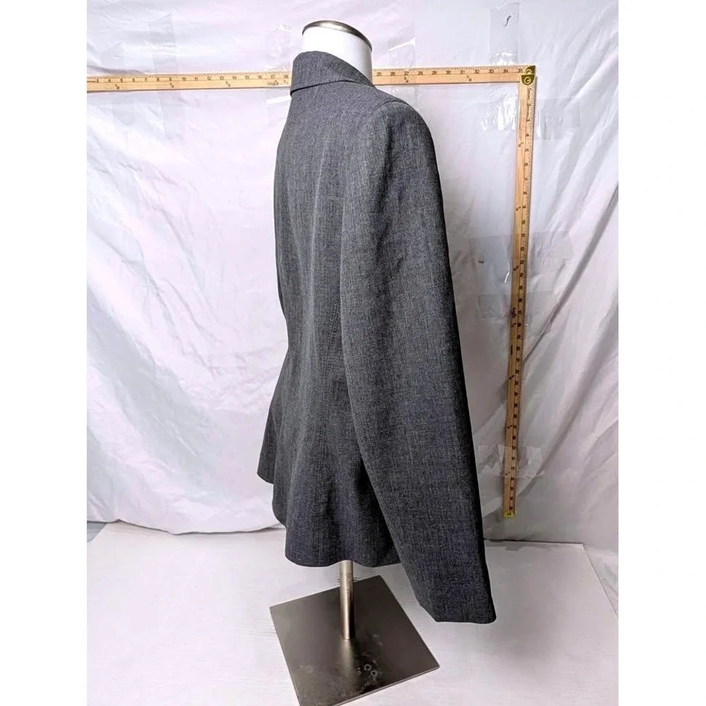 i.e. ~ Women's Charcoal Grey ~‎ Single Button Blazer Jacket ~ Size 14